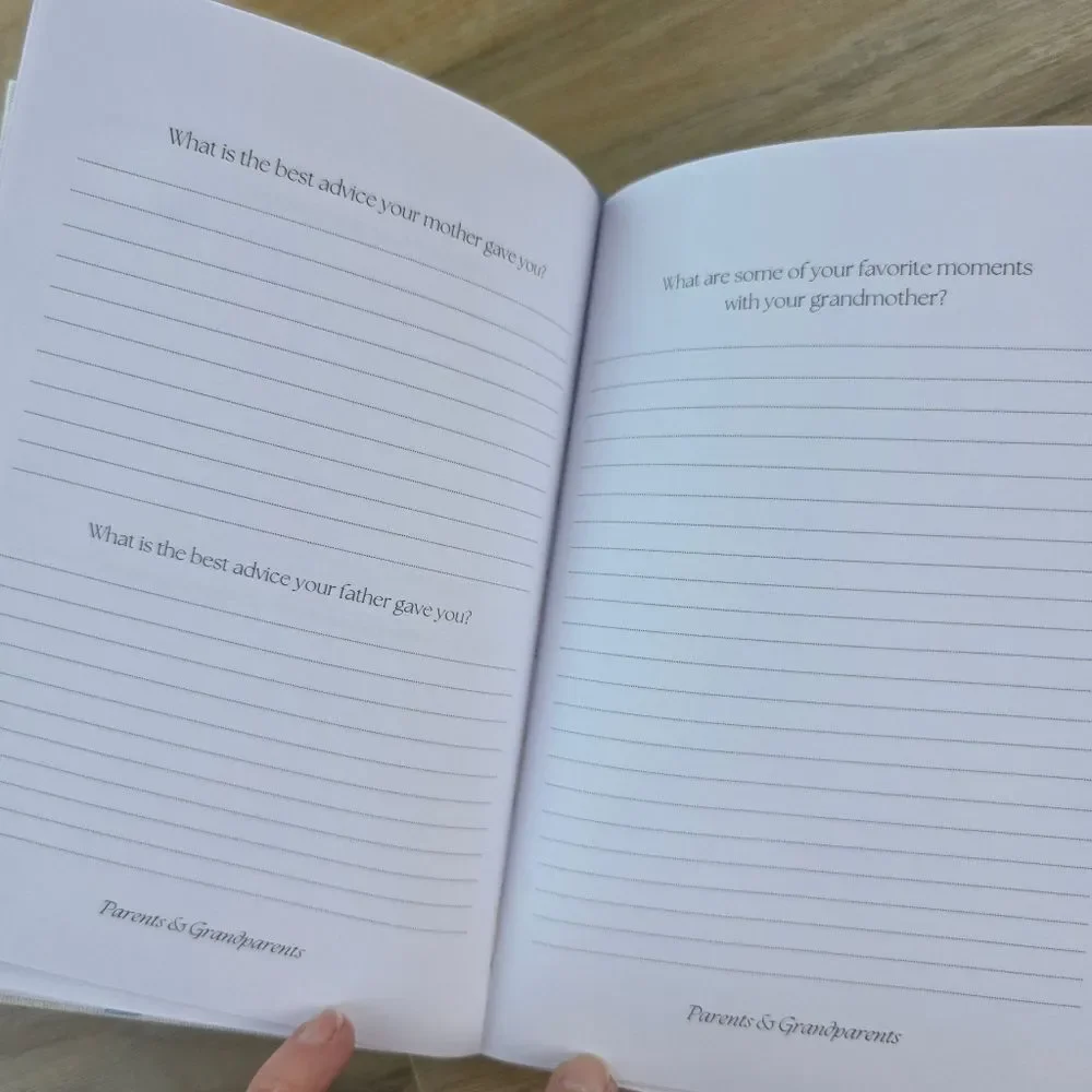 🔸️⏭️NIB Hardcover Linen Dad's Story Keepsake Journal